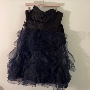 Zac posen strapless dress with detachable skirt